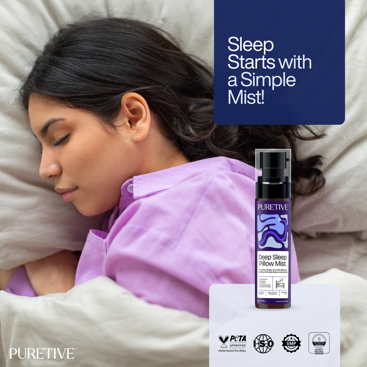 Deep Sleep Pillow Mist - Puretive Botanics