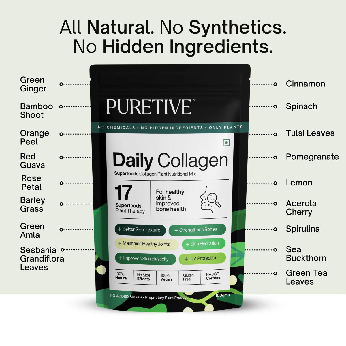 Daily Collagen Superfoods Mix - Puretive Botanics