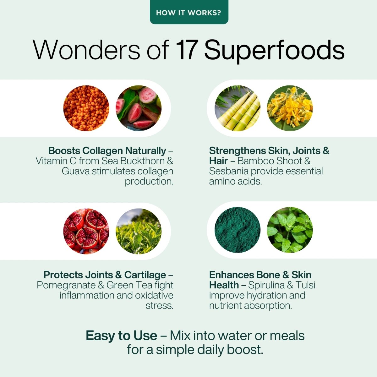 Daily Collagen Superfoods Mix - Puretive Botanics