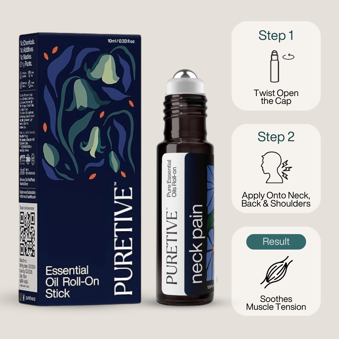 Neck pain roll on - Puretive Botanics