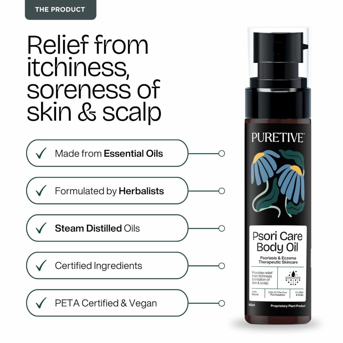 Psori Care Body Scalp Oil - Puretive Botanics