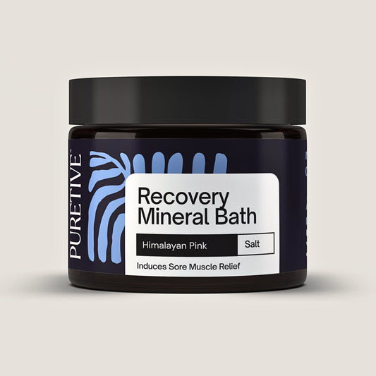 Picture of Puretive's Recovery mineral Bath Salt for Sore Muscle Relief with 100% Pure Himalayan Pink Salt