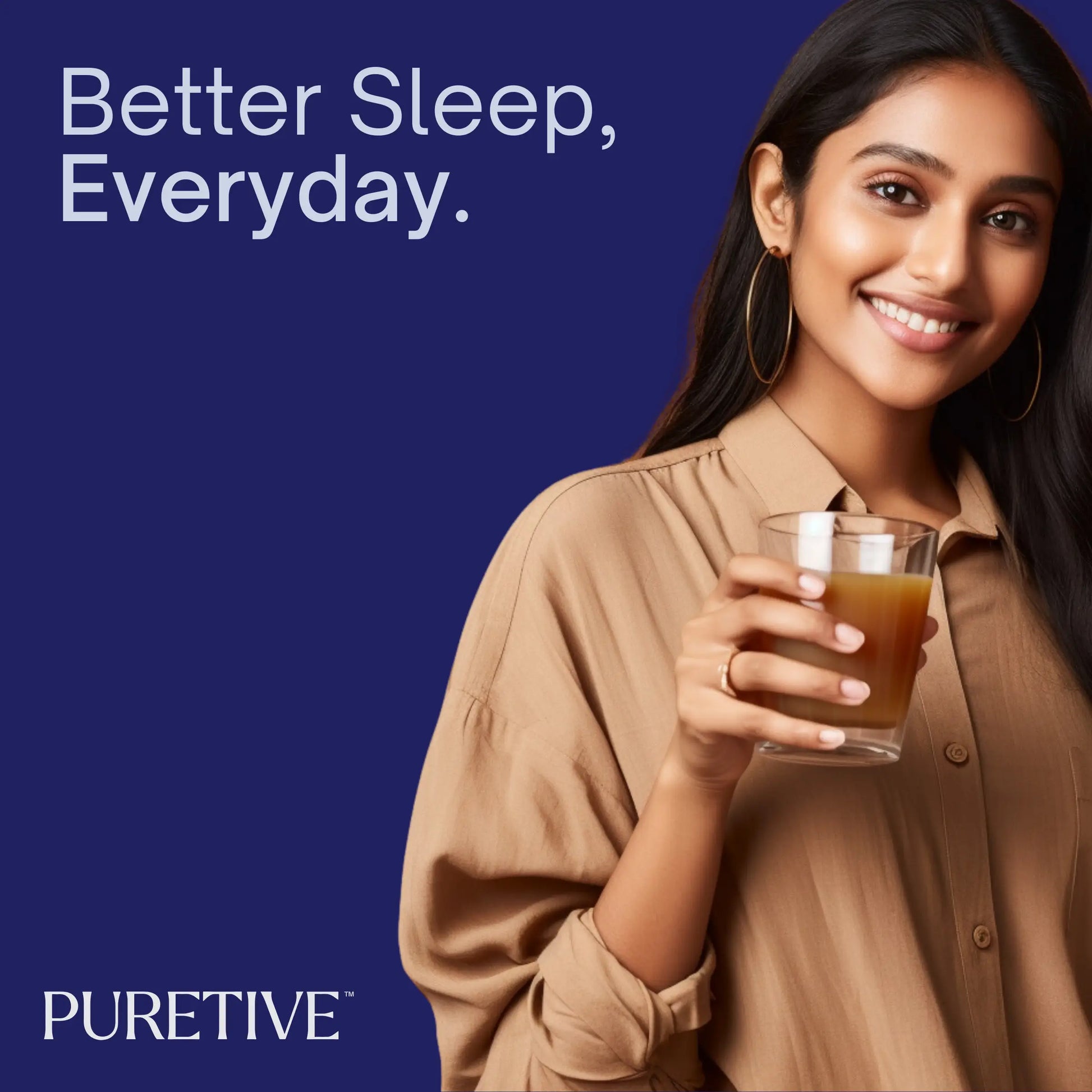 Puretive's Sleep Fix Nutrition Mix with 11 100% Pure superfoods, carefully designed to promote better sleep by addressing stress, hormone balance, and digestion, ultimately restoring your sleep cycle & improving your overall well-being.