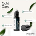 Picture of Puretive's Cold Cure Roll On with a 100% Pure Blend of Essential Oils curated to help you get relief from congestion, respiratory comfort & Clears nasal cavity