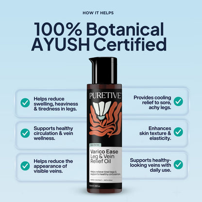Varico Ease Leg & Vein Relief Oil