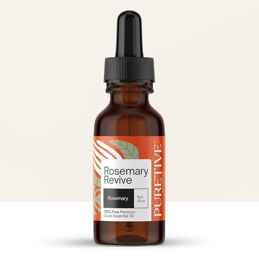 Puretive's Rosemary Revive Essential Oil made with 100% Pure Rosemary Essential Oil, Best for improving hair Health & Growth. Learn More