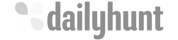 Daily Hunt Transparent Logo Grey