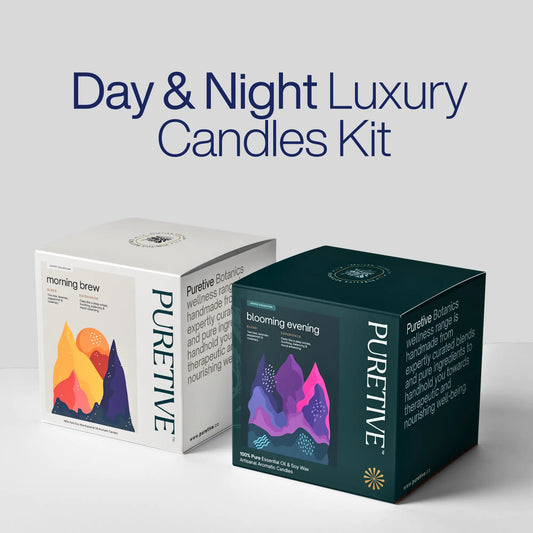Day & Night Luxury Candles Wellness Kit