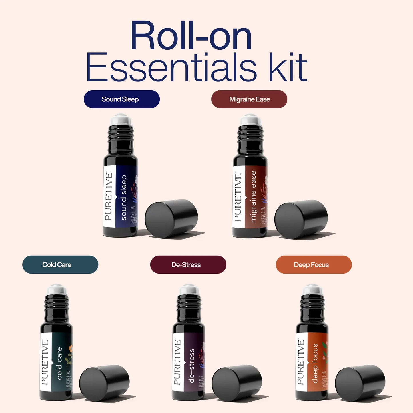 Roll-on  Essentials Wellness Kit (Set of 5)