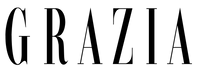 "Logo with the word GRAZIA in bold, uppercase letters on a transparent background."