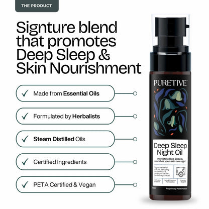 Deep Sleep Night Oil - Puretive Botanics