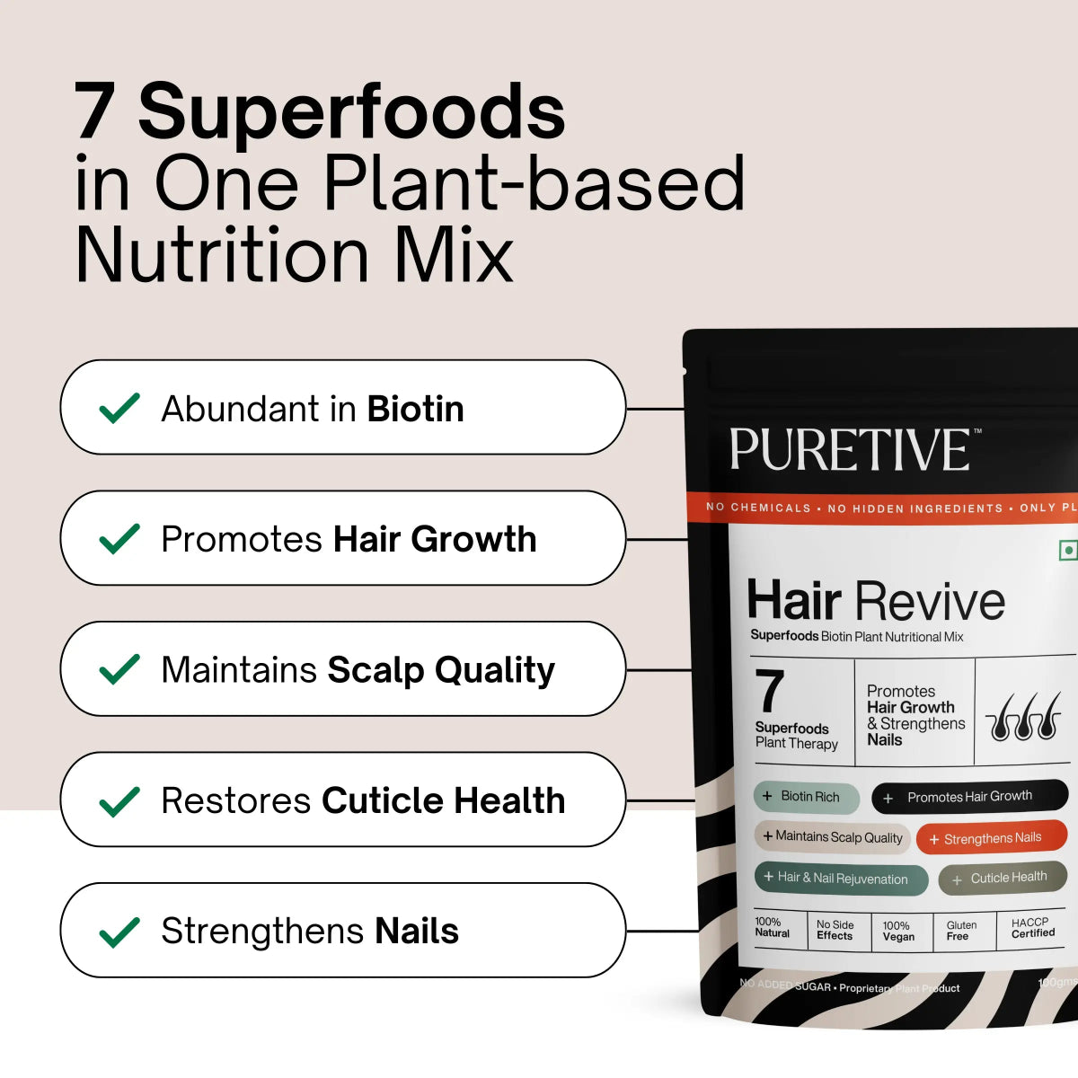 Hair Revive Superfoods Mix - Puretive Botanics
