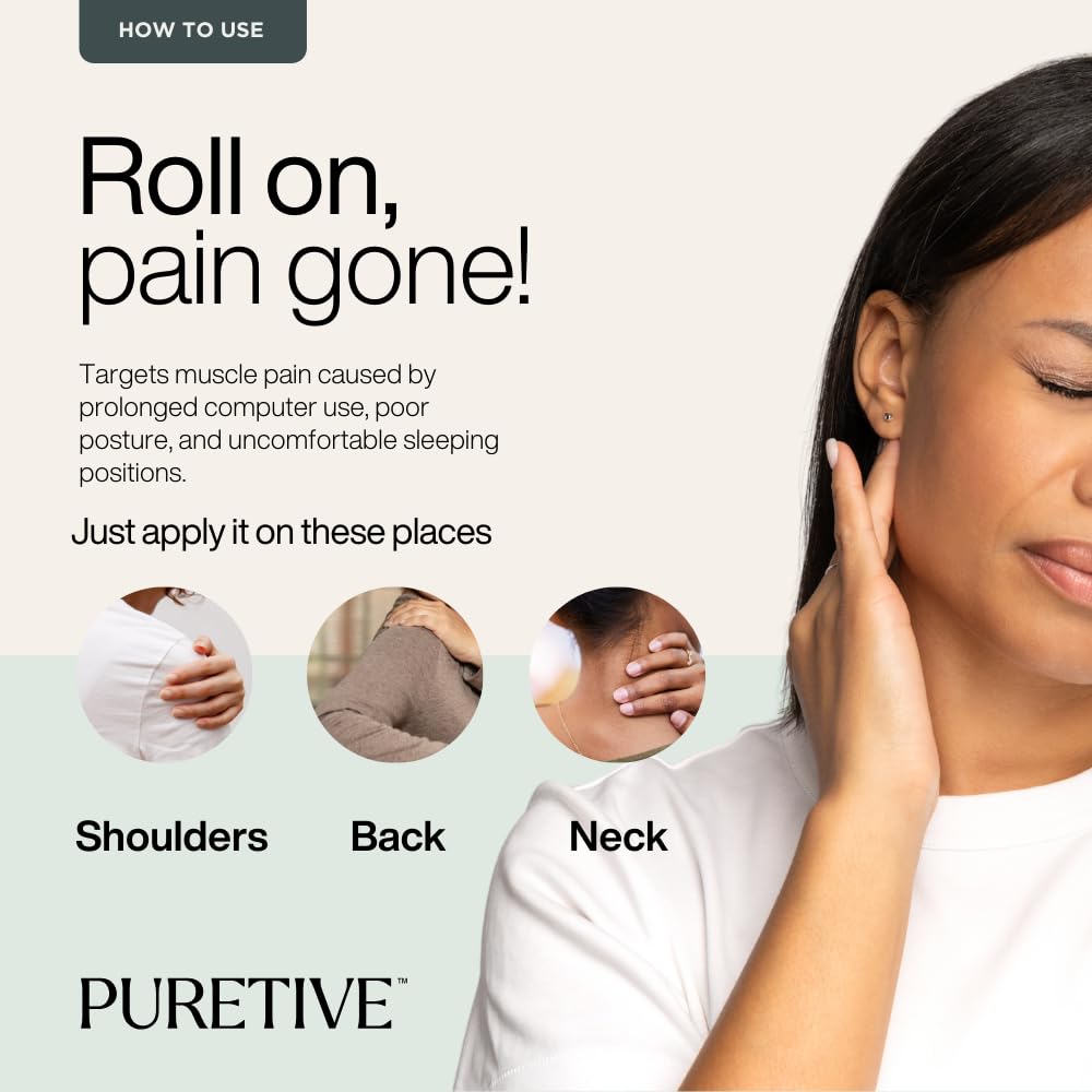 Neck pain roll on - Puretive Botanics