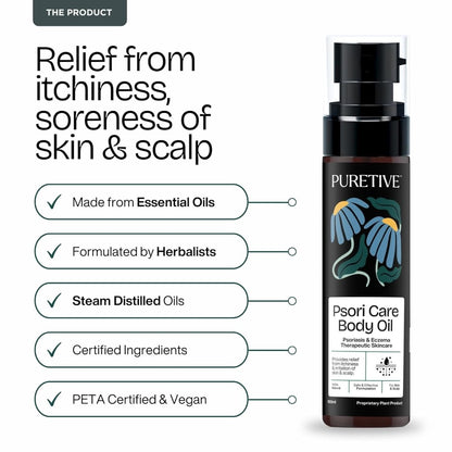 Psori Care Body Scalp Oil - Puretive Botanics