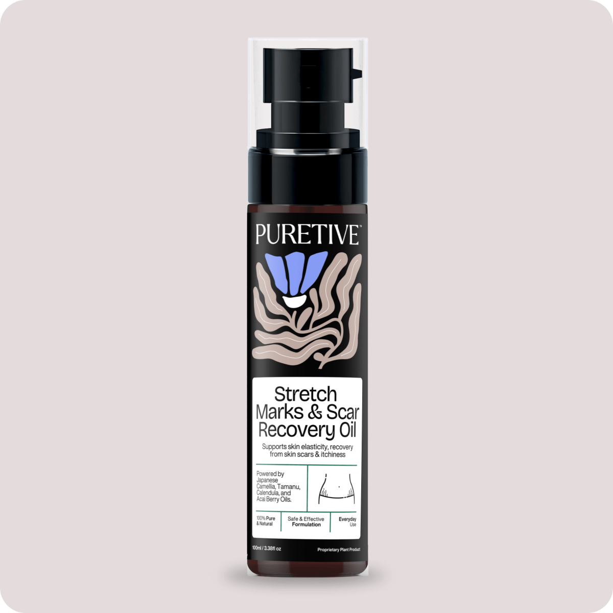Stretch Marks & Scar Recovery Oil - Puretive Botanics