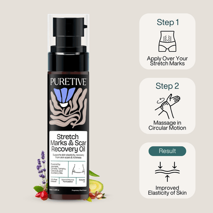 Stretch Marks & Scar Recovery Oil - Puretive Botanics