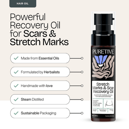 Stretch Marks & Scar Recovery Oil - Puretive Botanics