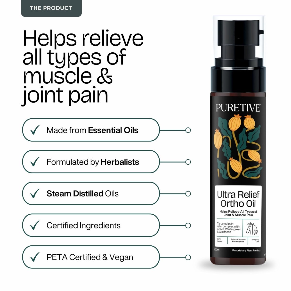 Ultra Relief Ortho Oil - Puretive Botanics